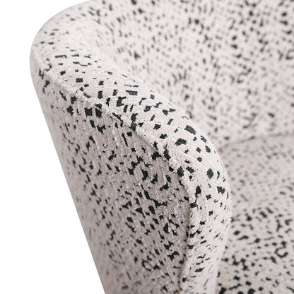 Alberta Swivel Chair - Charcoal Jacquard