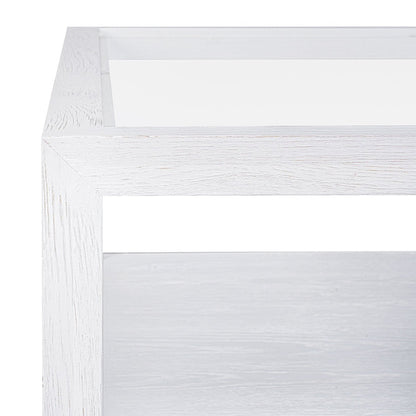 Sadie Oak Square Coffee Table - White