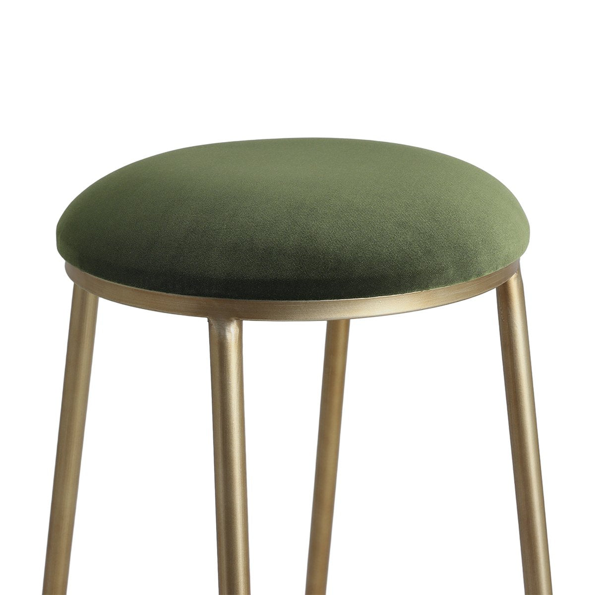 Annie Bar Stool - Moss Velvet