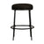 Heston Black Kitchen Stool - Black Linen