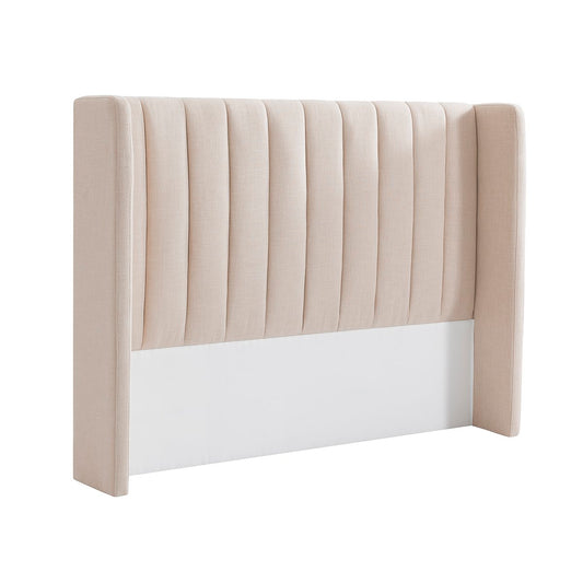 Central Park Queen Bedhead - Fawn Linen