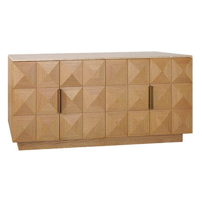 Benedict Natural Oak Buffet - Travertine