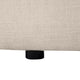 Greenwich 3 Seater Sofa w Left Chaise - Natural Chenille