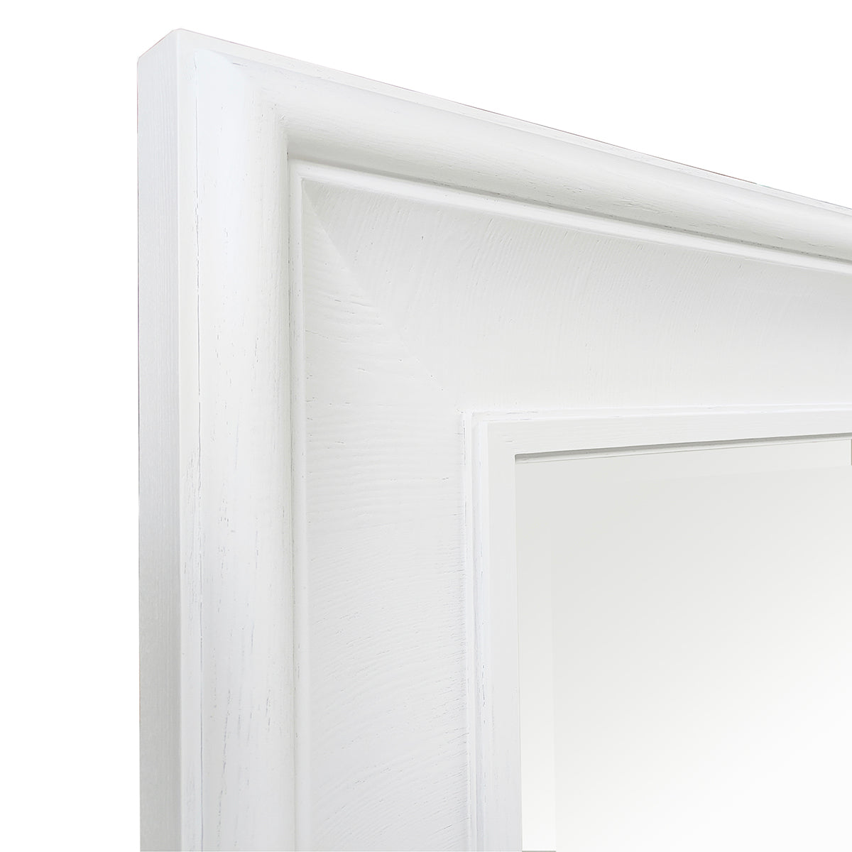 Bateman 125x201cm Floor Mirror - White