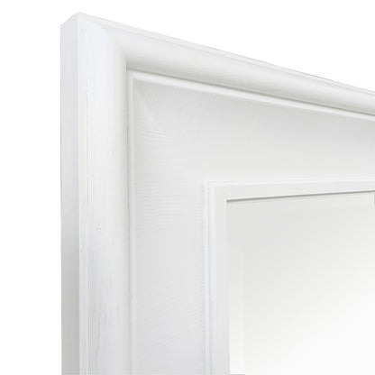 Bateman 125x201cm Floor Mirror - White