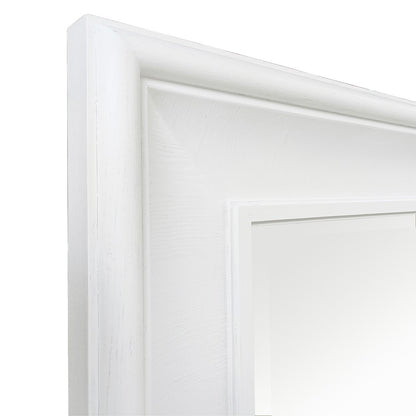 Bateman Floor Mirror - White