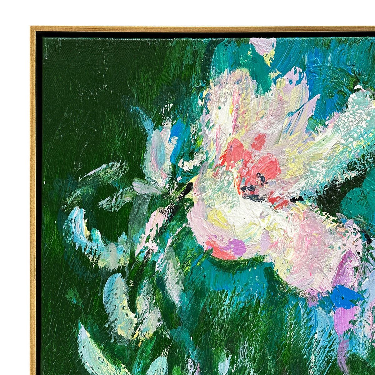 Blooming Set of Two Oil On Canvas Painting – view 5