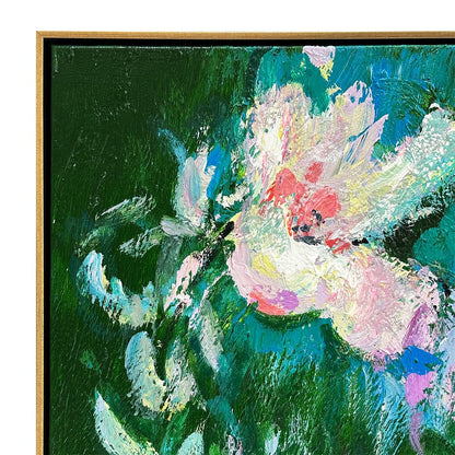 Blooming Set of Two Oil On Canvas Painting – view 5