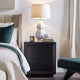 Balmain Tall Bedside Table - Black