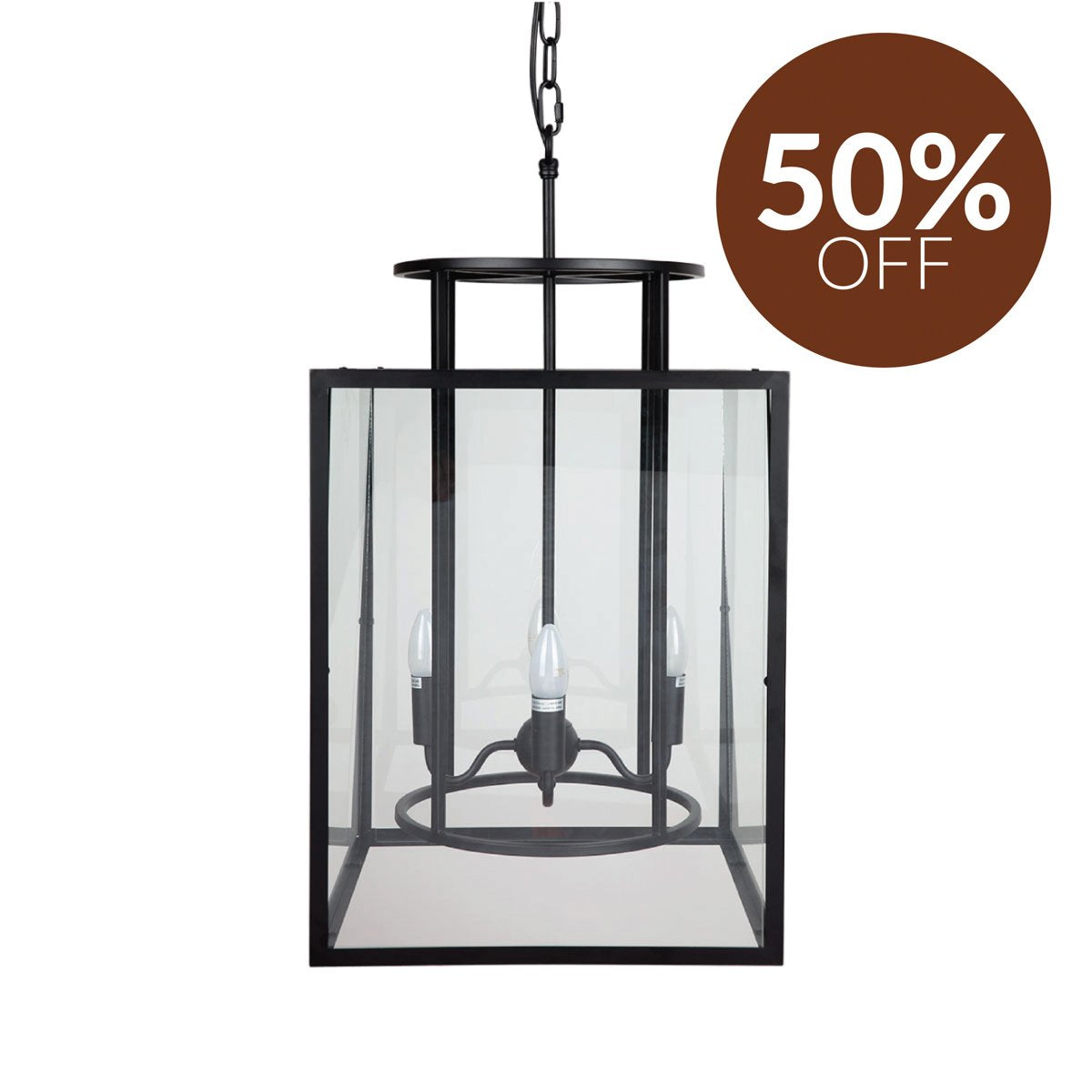 Concord Pendant - Large Black