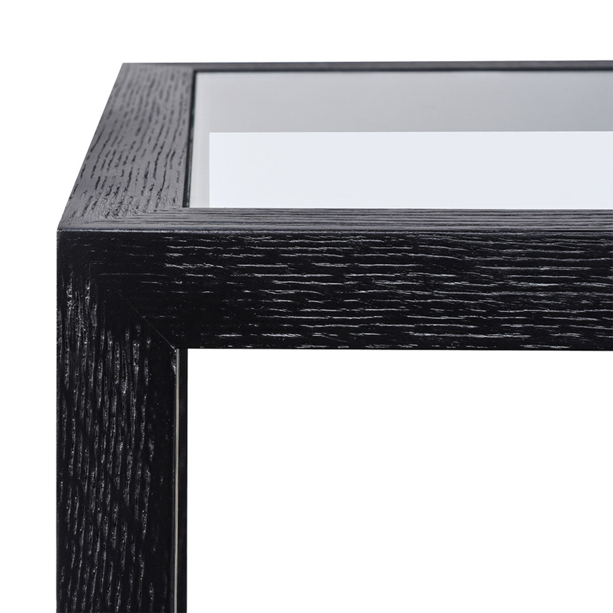 Sadie Oak Square Side Table - Large Black