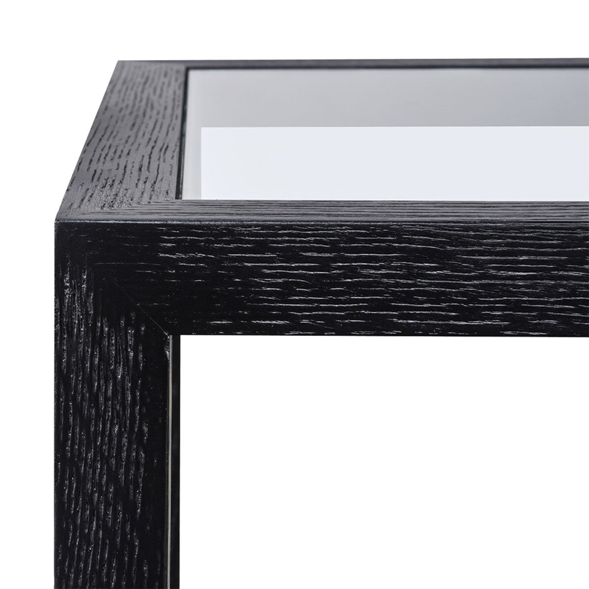 Sadie Oak Square Side Table - Large Black
