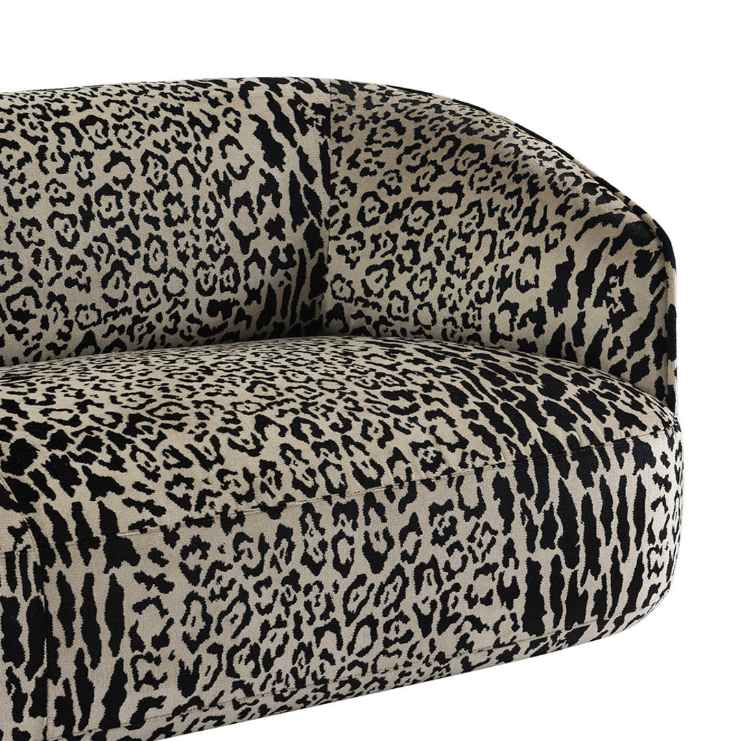 Durban 3 Seater Sofa - Leopard Chenille *LIMITED EDITION*
