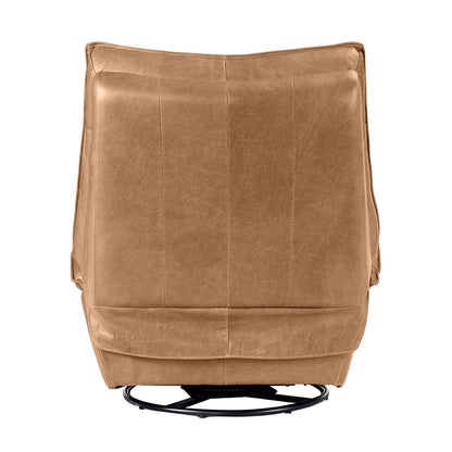 Lusitano Recliner Chair - Light Brown Leather