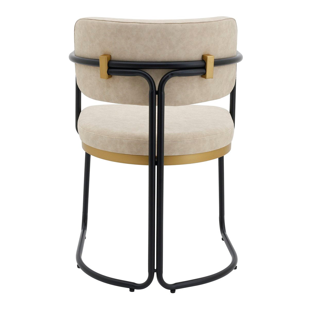 Charly Dining Chair – Beige Vegan Leather