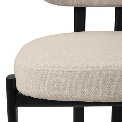 Stuart Dining Chair - Natural Chenille