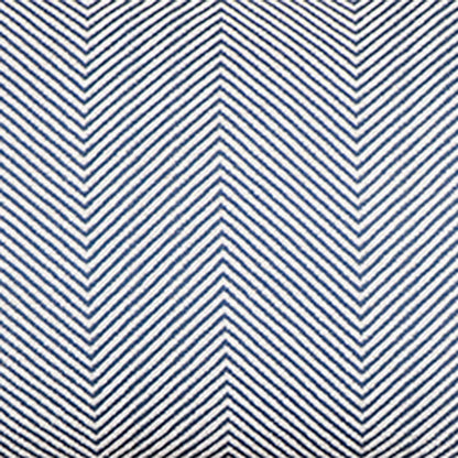 Candace Stool - Chevron Blue Linen