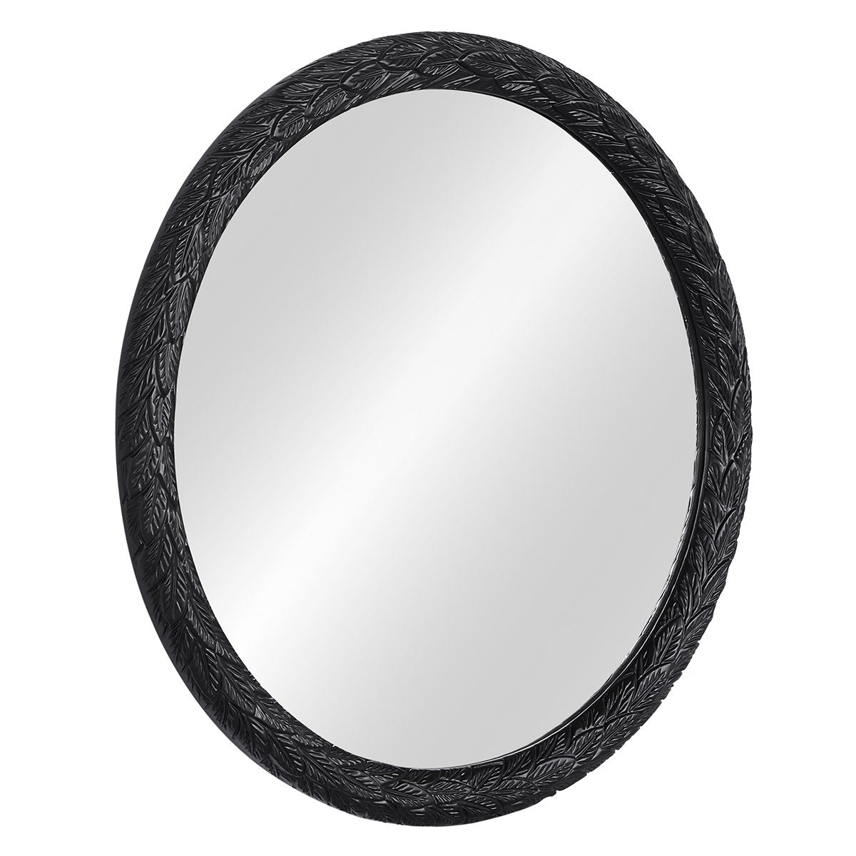 Icarus 91x91cm Wall Mirror - Black