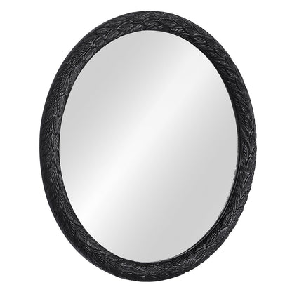 Icarus 91x91cm Wall Mirror - Black