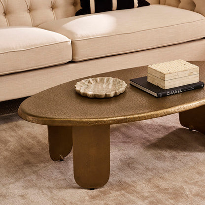 Silas Coffee Table - Antique Gold