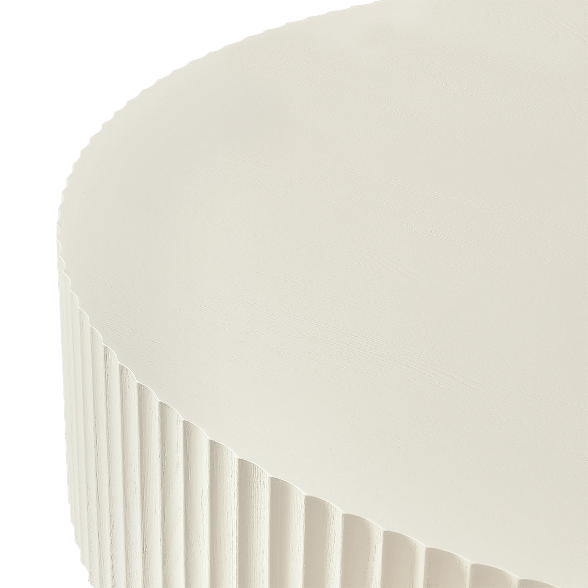 Avery Round Coffee Table - Ivory
