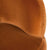 Tubby Swivel Arm Chair - Caramel Velvet