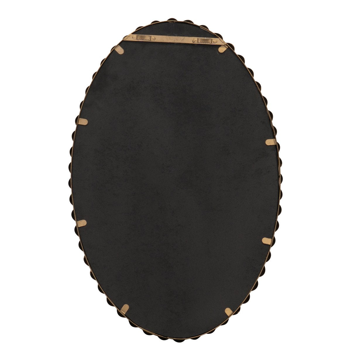 Esme Oval Wall Mirror - Gold Leaf