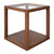 Sadie Square Side Table - Large Walnut