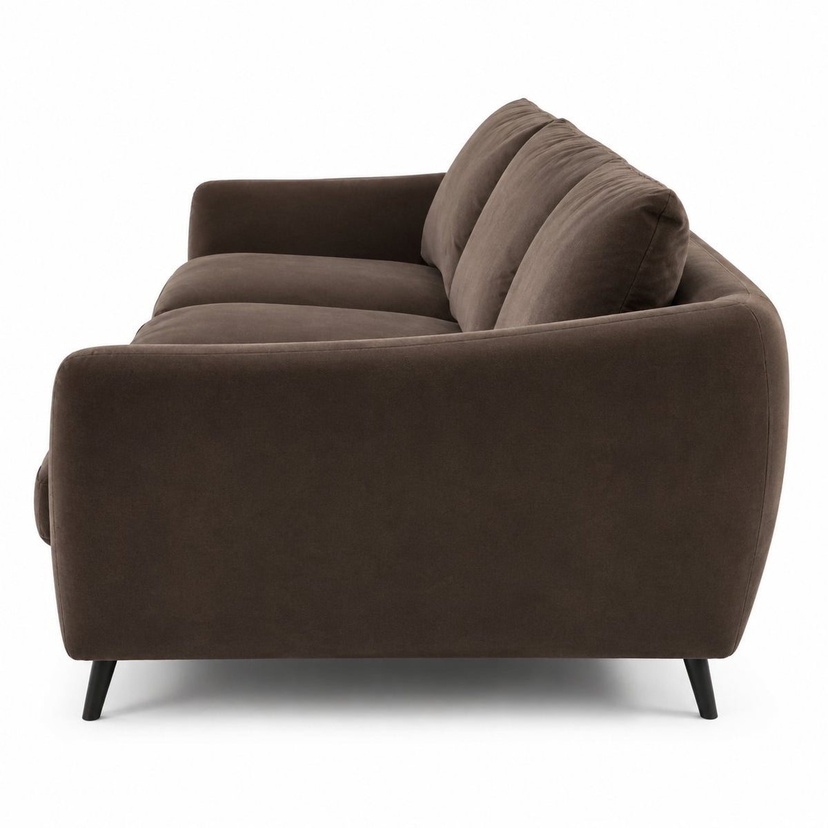 Mosman 3 Seater Sofa - Chocolate Velvet