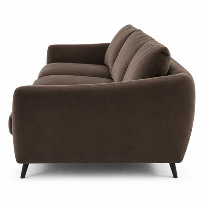 Mosman 3 Seater Sofa - Chocolate Velvet