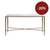 Heston Marble Console Table - Medium Brass