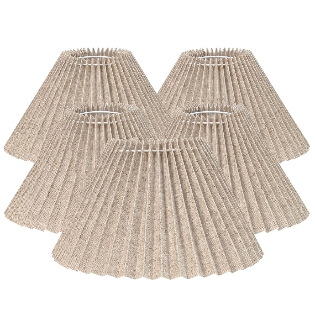Anya Pleated Empire Shade - Medium Natural - Bulk Buy Qty 5