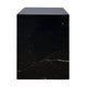 Hendrix Black Marble Side Table