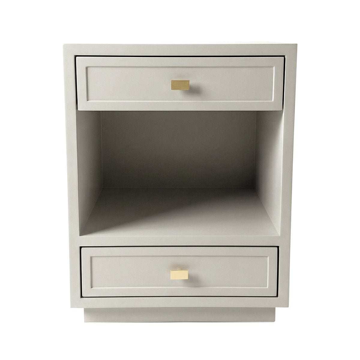Logan Bedside Table - Small Grey