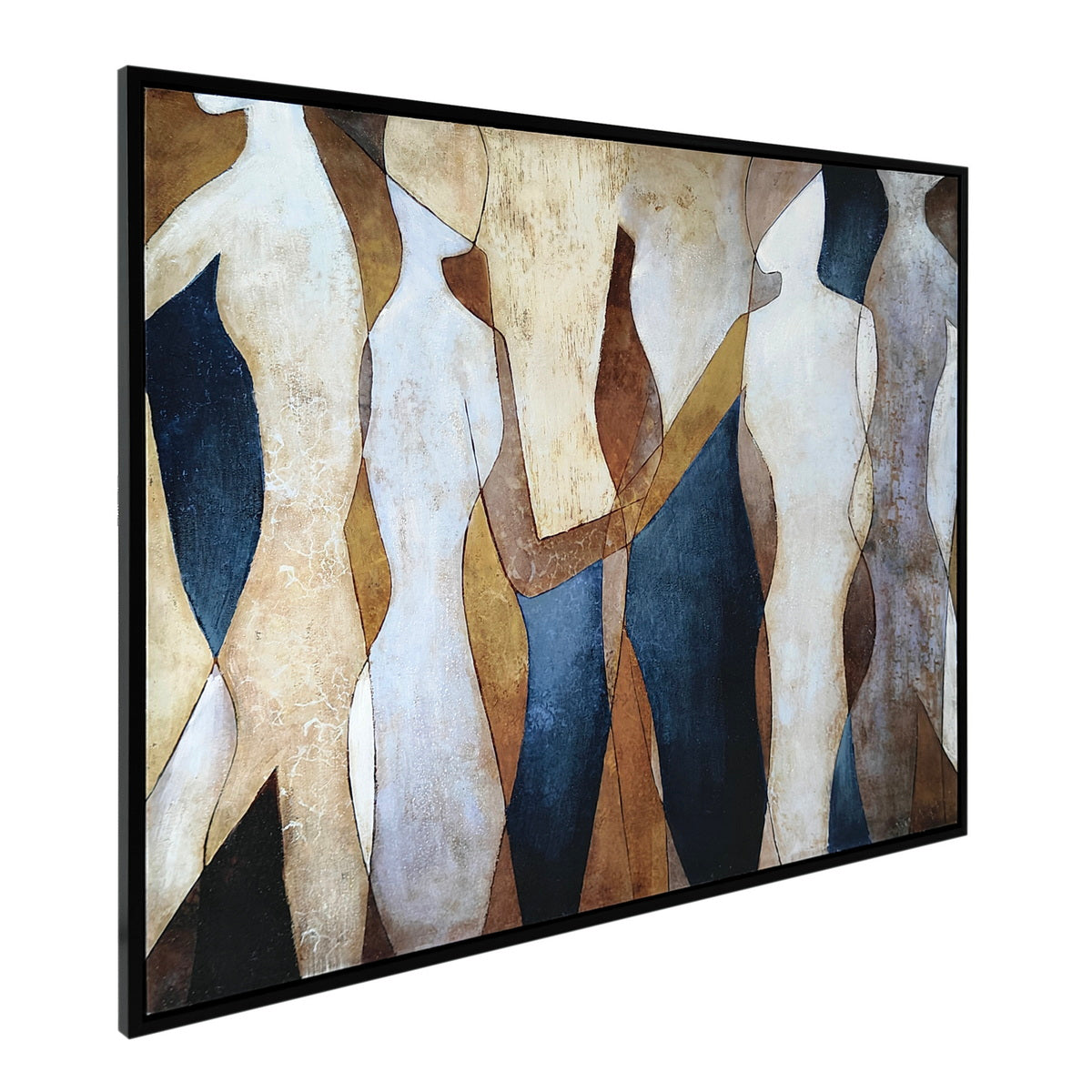 Abstract Figures 145x115cm Enhanced Canvas Print