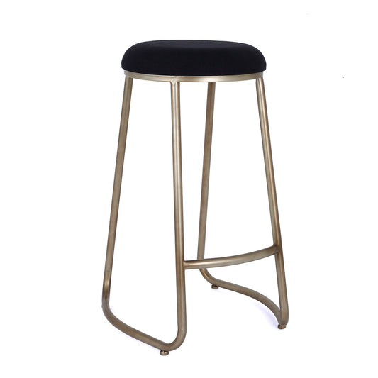Annie Bar Stool - Black Linen