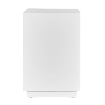 Balmain 40x65cm Bedside Table - White