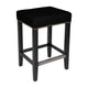 Canyon Black Kitchen Stool - Black Cotton