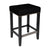 Canyon Black Kitchen Stool - Black Cotton