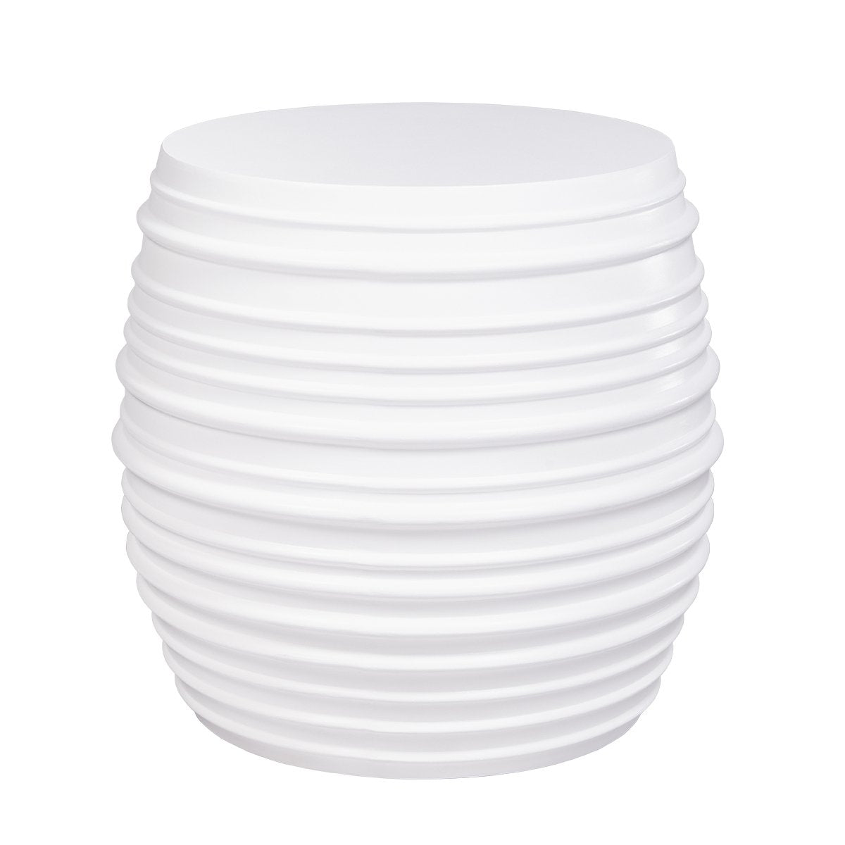 Casa Concrete Stool - White - OUTLET NSW