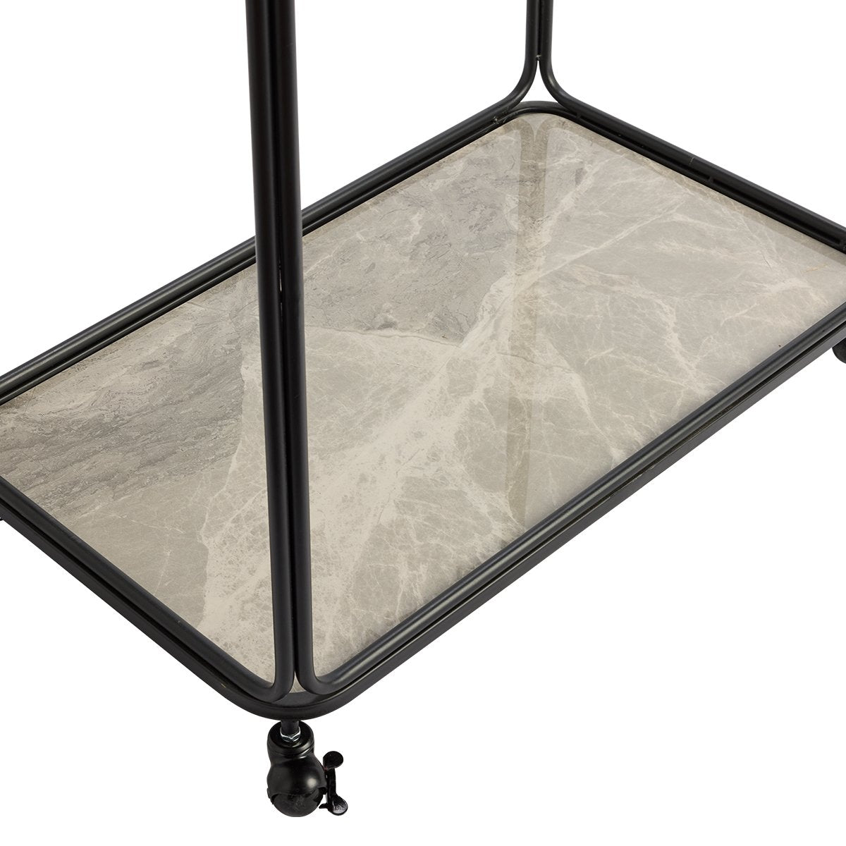Wentworth Rectangle Bar Cart - Black
