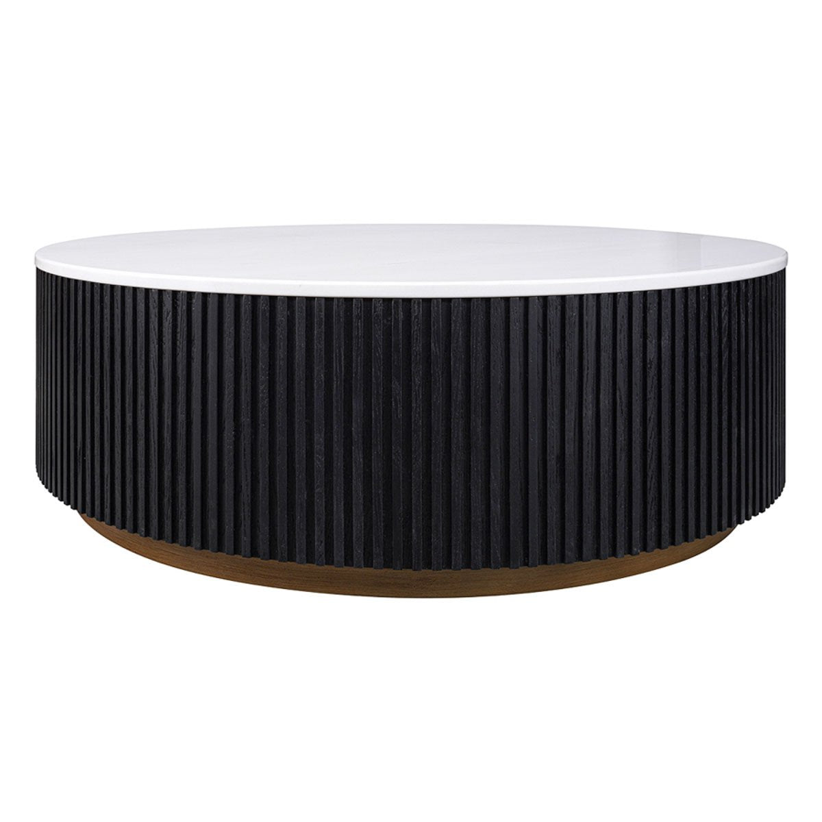 Mason Round Coffee Table - Large Black