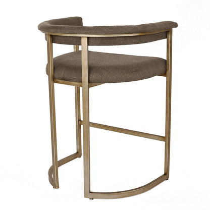 Dino Kitchen Stool - Chocolate Linen