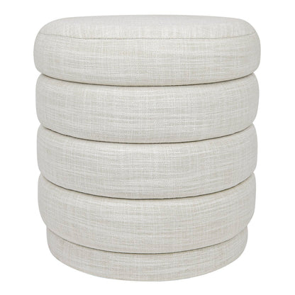 Demi Stool - Off White Linen