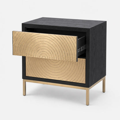 Polos Bedside Table - Black