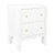 Ariana Bedside Table - Small White