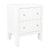 Ariana Bedside Table - Small White