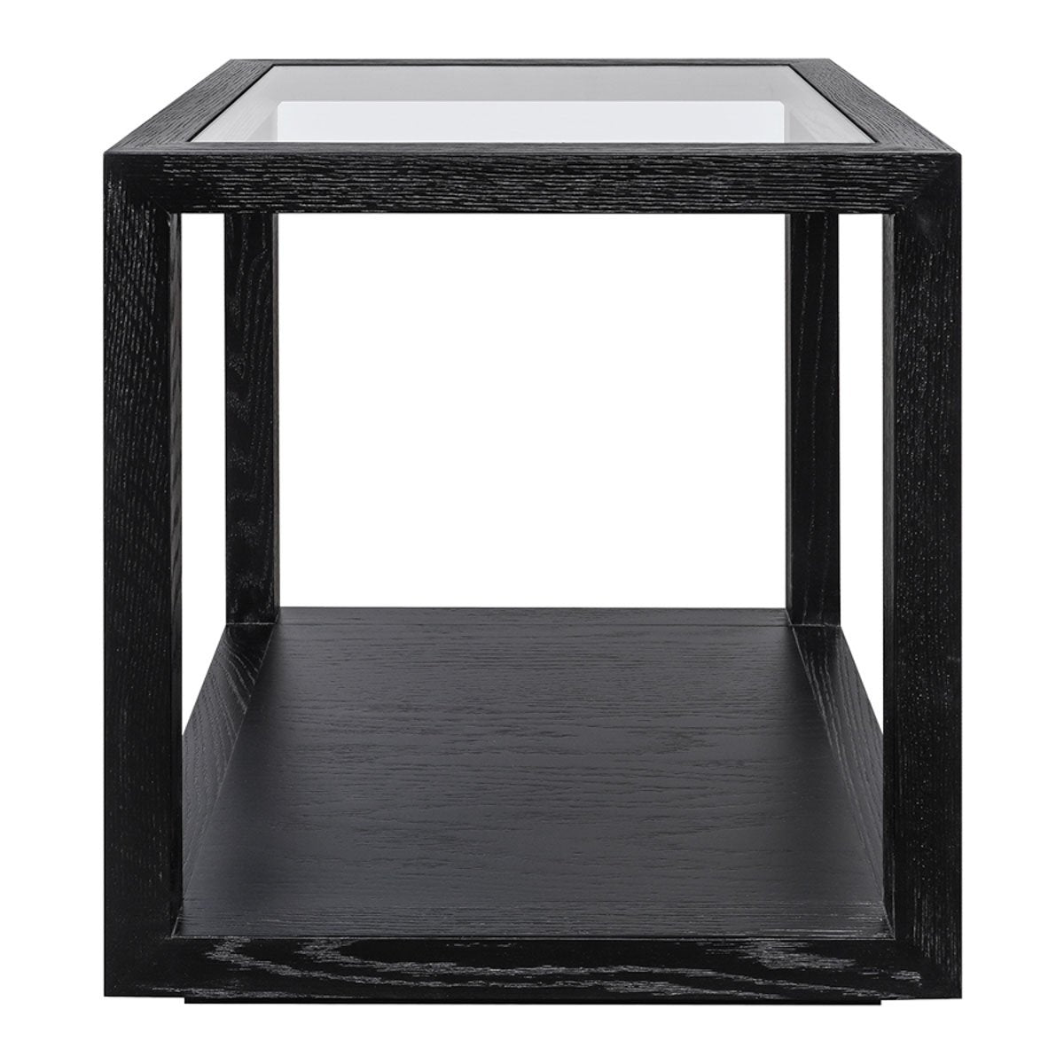 Sadie Oak Square Side Table - Large Black