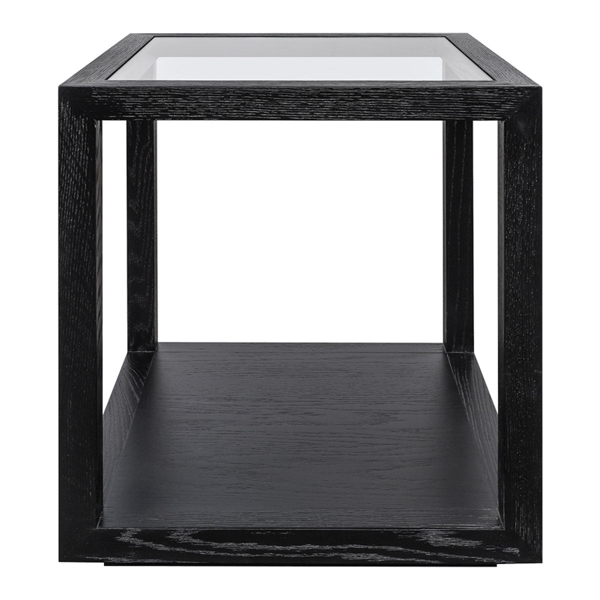 Sadie Oak Square Side Table - Large Black