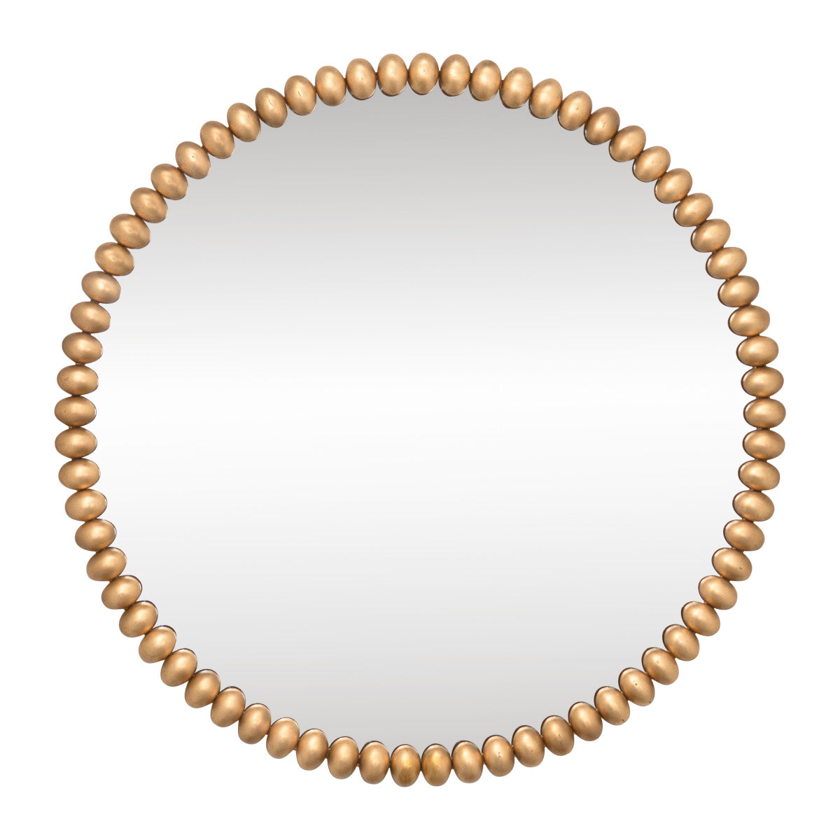 Esme 105x105cm Round Wall Mirror - Gold Leaf